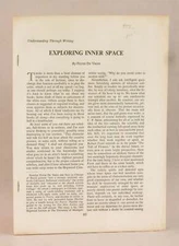 Peter De Vries / Exploring Inner Space 1st Edition 1970 #261996