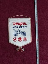 Alter Auto wimpel:  TRABANT, SKODA, FIAT - AUTOSERVICE DRUPOL