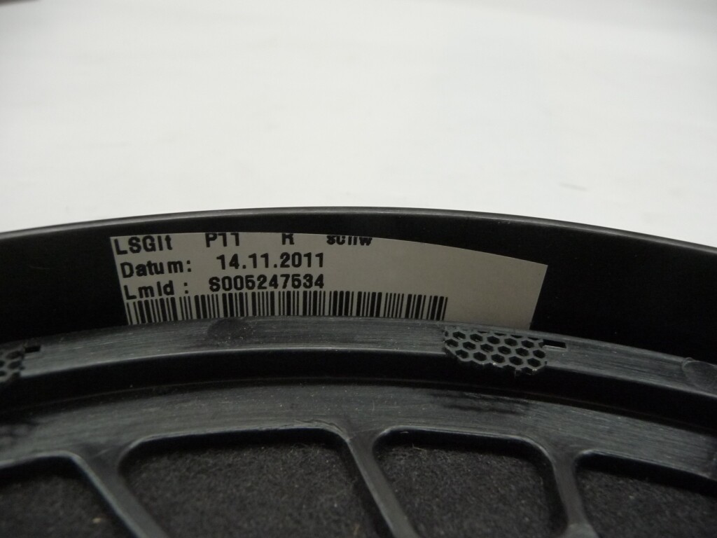 2012-2014 McLaren MP4-12C Right Passenger Door Speaker Cover Trim 11N0218CP OEM