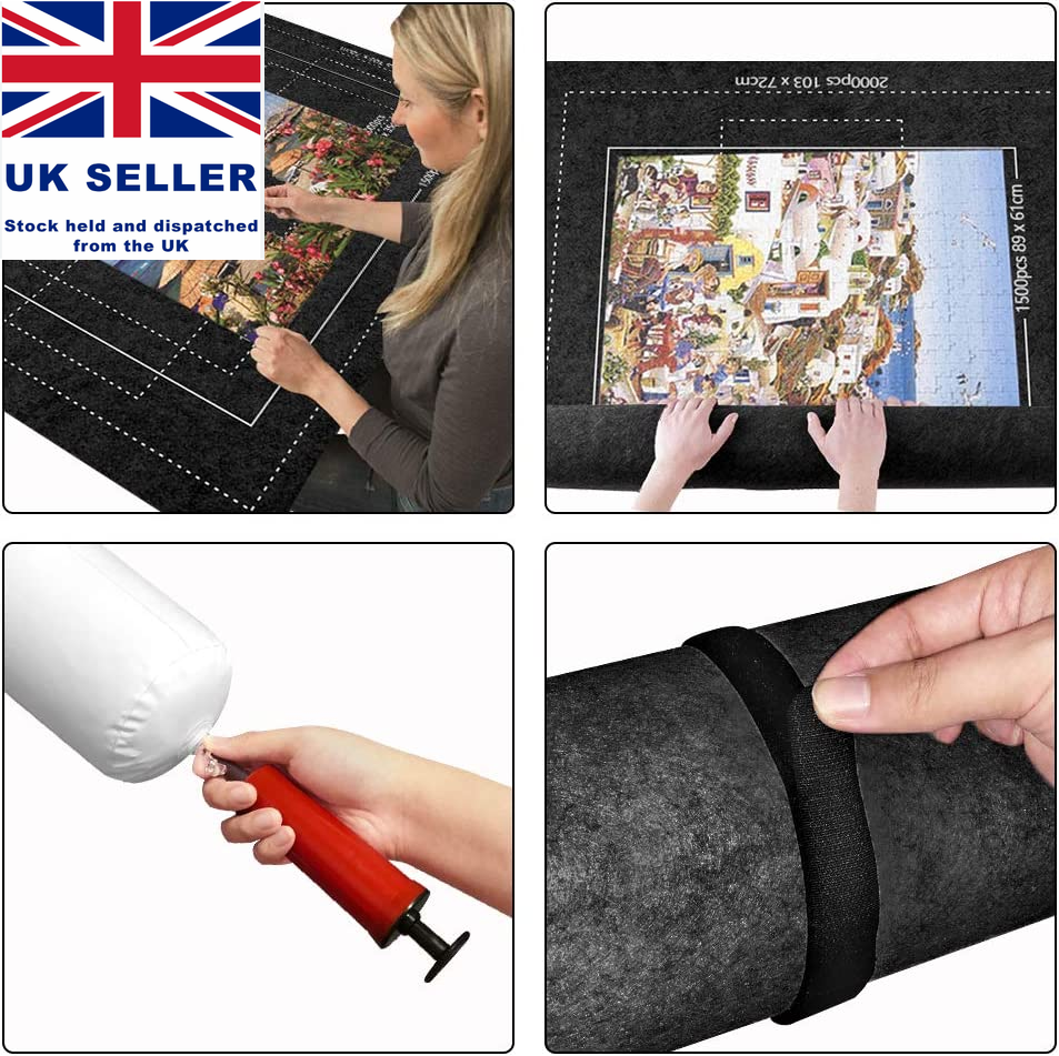 Jigsaw Mat, Puzzle Roll Mat, Portable Jigroll up to 2000 Pieces Jigsaw eBay