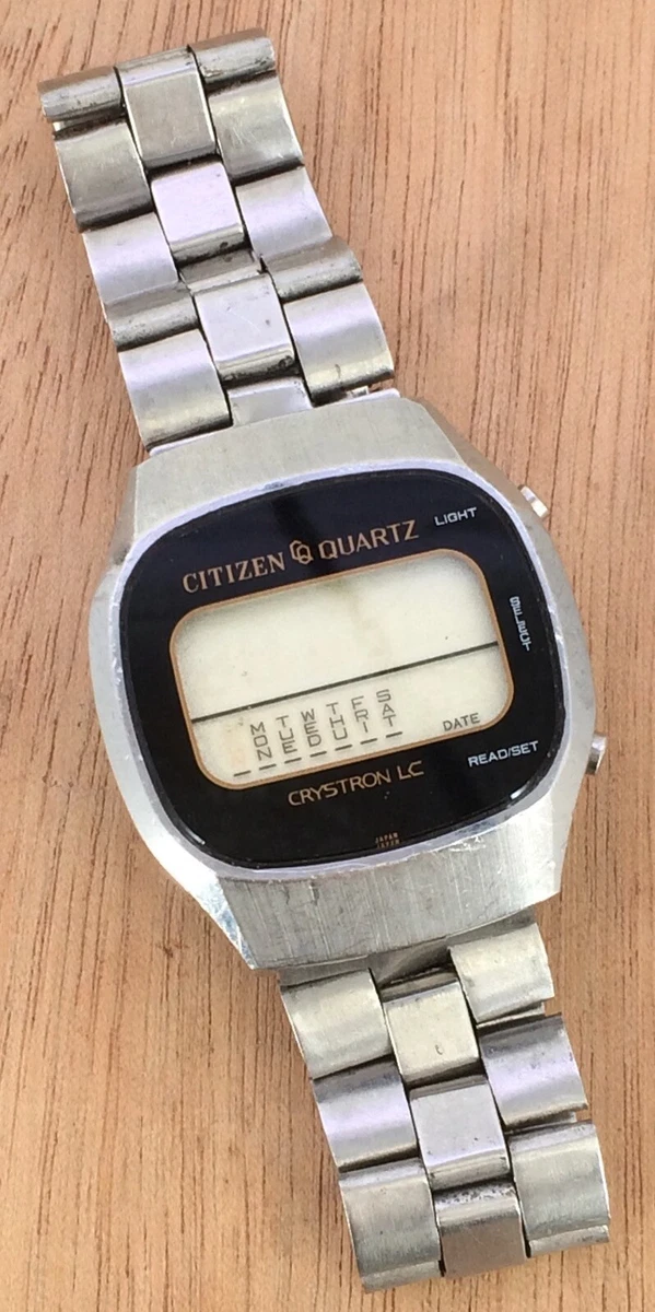 Citizen Crystron LC 9120A Doesn T Works For Parts Quartz Digital 1 5 16in