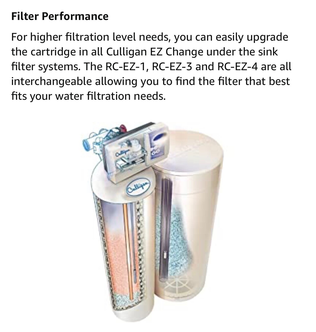 NEW CULLIGAN WATER REPLACEMENT CARTRIDGE RC-EZ-4 