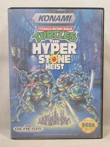 Teenage Mutant Ninja Turtles Hyperstone Heist (SEGA Genesis) Authentic BOX ONLY