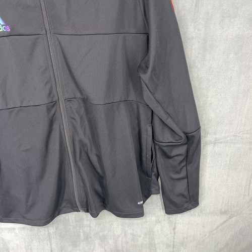 Adidas Pullover Damen 2X schwarz Rainbow Primegreen Aeroready Full Zip leicht - Bild 6 von 16