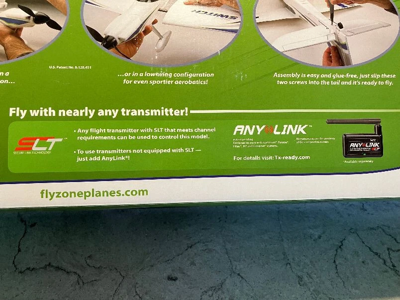 Flyzone Mini Switch RC Airplane - TxR Version. (2) Planes in (1) - Image 3 of 4