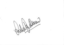 Arlo Guthrie autograph signed 10x15 cm index card