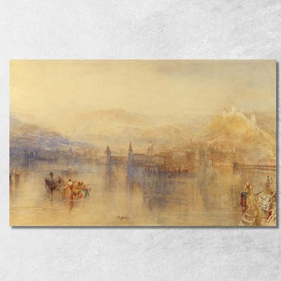 Luzern Vom See Aus Joseph Mallord William Turner, jwt73 drucken auf leinwand
