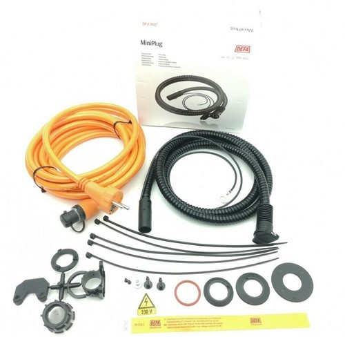 DEFA 460961 + 460915 Mini Plug Engine Heater Connection Cable Set Kit 5m + 1,5m - Picture 1 of 8