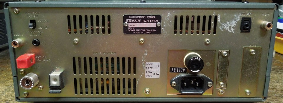 Icom IC-R71A Receiver Shortwave Ham AM SSB CW Communications Receiver ...