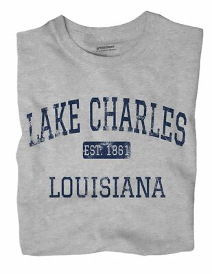Lake Charles Louisiana LA T-Shirt EST