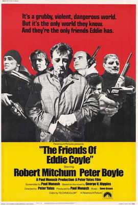FRIENDS OF EDDIE COYLE Movie POSTER 27x40 Robert Mitchum Peter Boyle Richard
