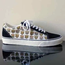 Vans Men's Old Skool Suede/Canvas Canvas Sneaker Super Cool Looking Jaguar Black