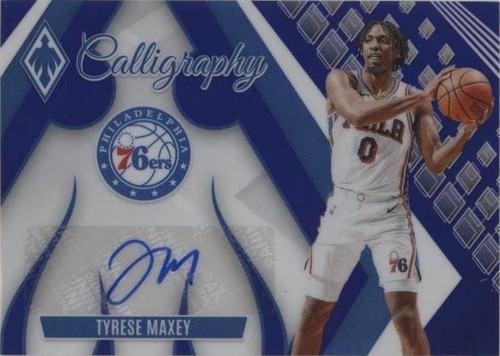 Carte Tyrese Maxey Shooting Stars SSP – 2023-24 Panini Phoenix, Case Hit, 76ers