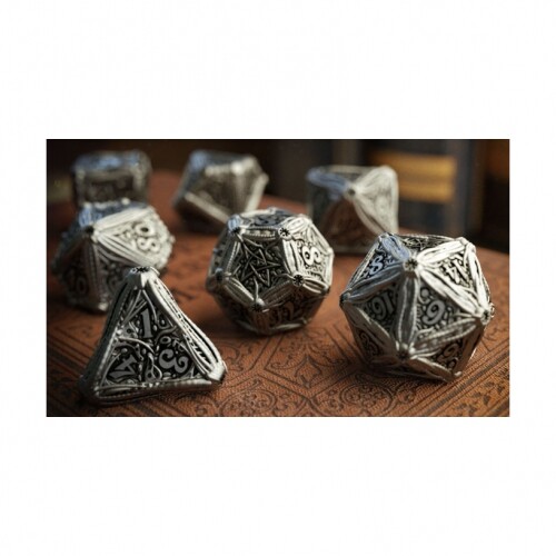 Metal L'Appel De Cthulhu Dice (Dés ) Set (7) - Photo 1/1