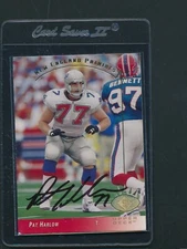 1993 SP #166 Pat Harlow Patriots Signed Auto *B9207