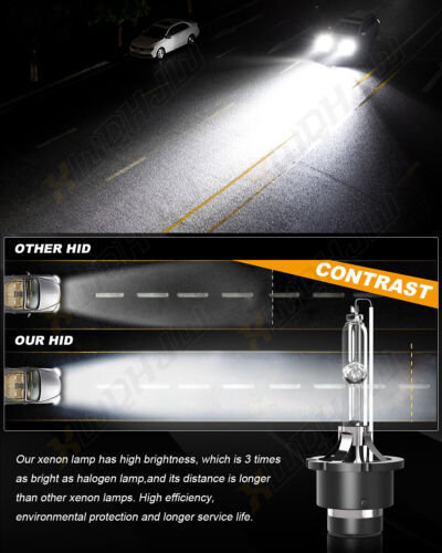 Juego de 2 bombillas de faros HID de xenón D4S nuevas 6000K para Lexus Toyota 42402 66440 - Imagen 7 de 10