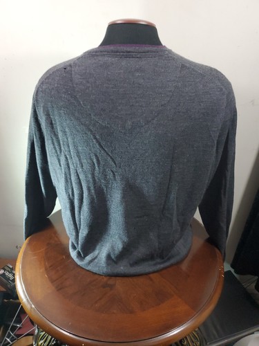 Report Collection Merino Wool Sweater Mens Xl Gray Longsleeve - Picture 6 of 12