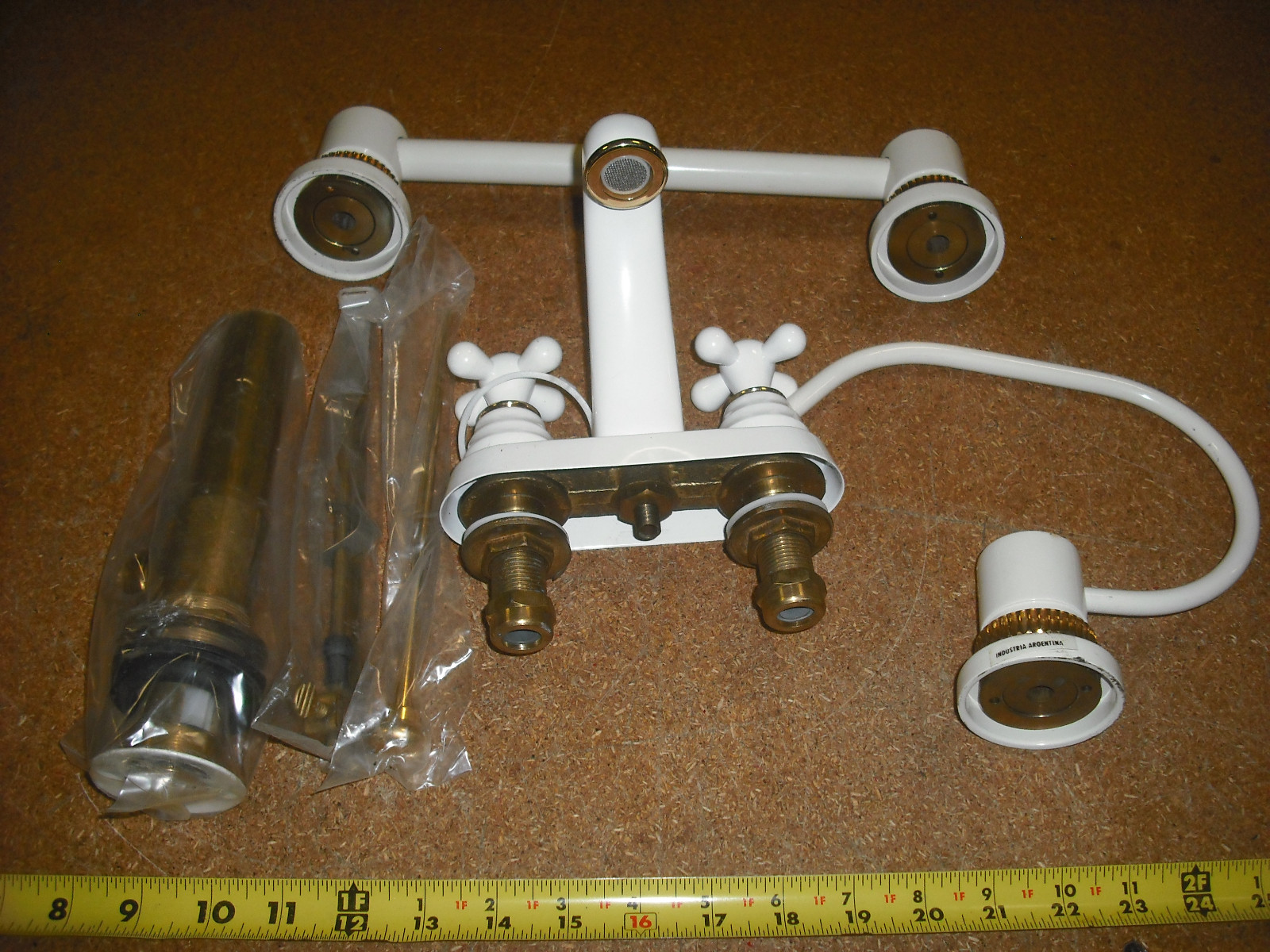 Jameco Piazza Brass Bath Faucet with two Towel Holders eBay
