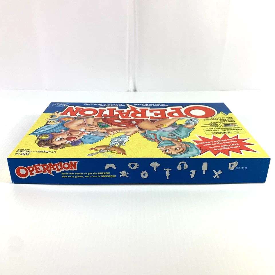 Operation Board Game 2013 Hasbro Tested Buzz & Nose Lights Up 100% Complete - Image 4 of 4