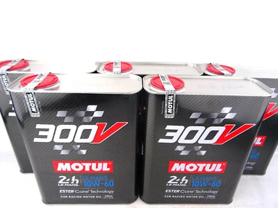 300V 10W60 Le Mans Motul Ester Core 10W-60 Rennsport 5x 2Liter