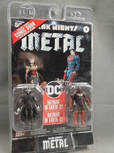 McFarlane DC Page Punchers Figure & Comics New Open Box Blue Beetle Batman Spawn - Picture 16 of 20