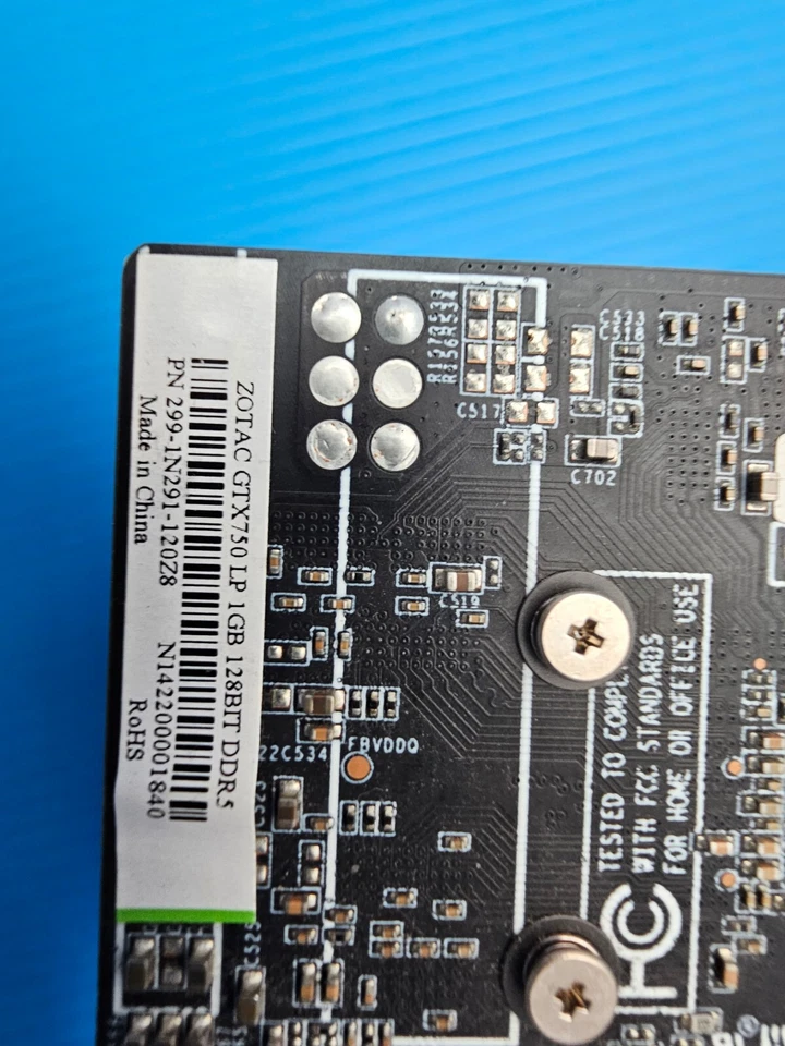 ZOTAC GTX 750 LP 1GB 128BIT DDR5 HDMI DP PORT Graphics Card used - Image 4 of 4