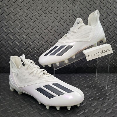 Adidas Adizero SM Scorch 2 Football Cleats White Black Men's Sz 11 GZ0400 NWOB 