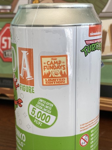 CAMP FUNDAYS 2023 FUNKO SODA FREDDY FUNKO as MICHELANGELO - LE 5000! - Picture 2 of 5
