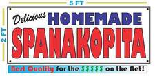 HOMEMADE SPANAKOPITA BANNER Sign NEW Larger Size Best Quality for the   BAKERY