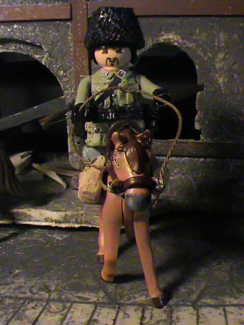 Figurine Playmobil Custom Cosaque, Yougoslavie 1944, édition Subofficielle
