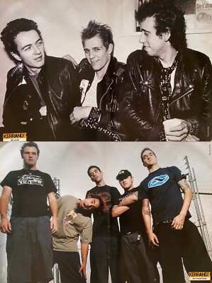 Vintage Kerrang Double Sided Poster - The Clash / New Found Glory (2003)