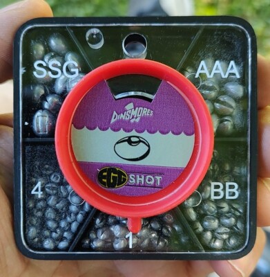 New Dinsmores 5 Way EGG SHOT Dispenser Fishing Sinkers Lead Weights Spilt 