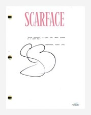 Steven Bauer Signed Autographed Scarface Movie Script Screenplay Manny ACOA COA