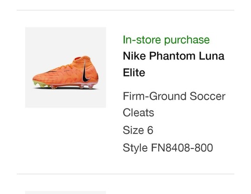 Nike Phantom Luna Elite Cleats 'Guava Ice' (FN8408-800) Women's Size 6