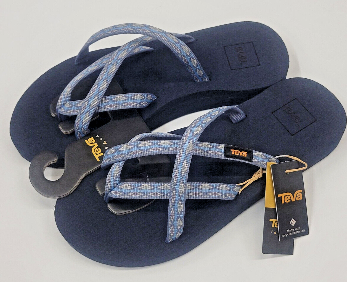 Teva Womens Olowahu Kaleidoscope Blissful Blue 11