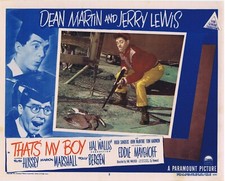 THAT'S MY BOY Original US Lobby Card 5 Dean Martin Jerry Lewis Ruth Hussey