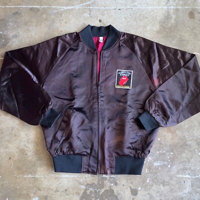 RARE 1982 EUROPEAN TOUR VINTAGE 80s THE ROLLING STONES BAND BOMBER