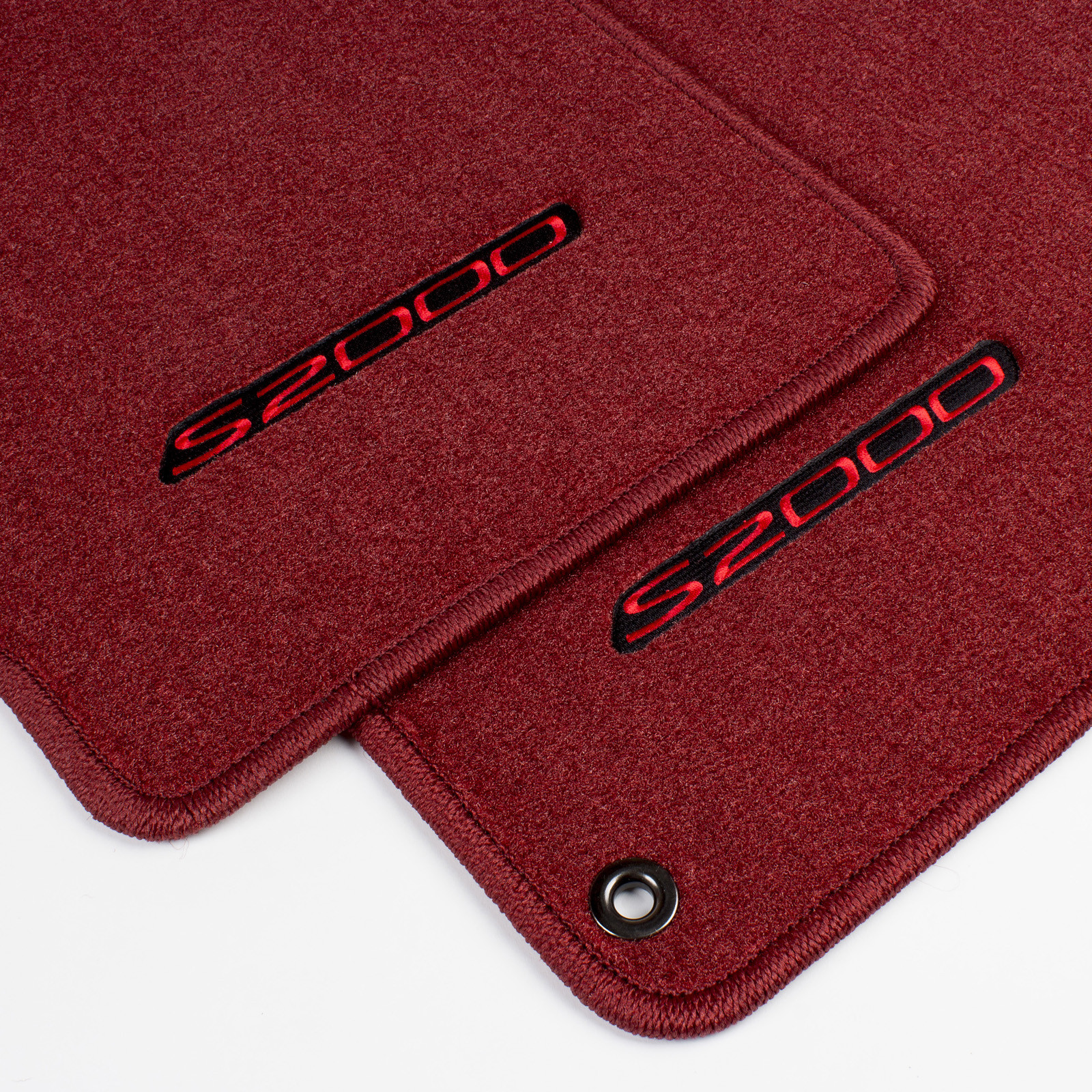 Genuine OEM Honda S2000 Floor Mat Set Red w/Red Letters 83600S2AA01ZB