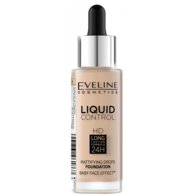 Eveline Liquid Control Foundation HD Mattifying Drops 32ml