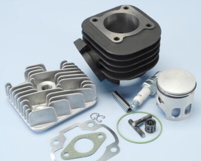 166.0076/R ZYLINDER POLINI CORSA 70CC D.47 BSV AX 50 SP.10 GUSSEISEN