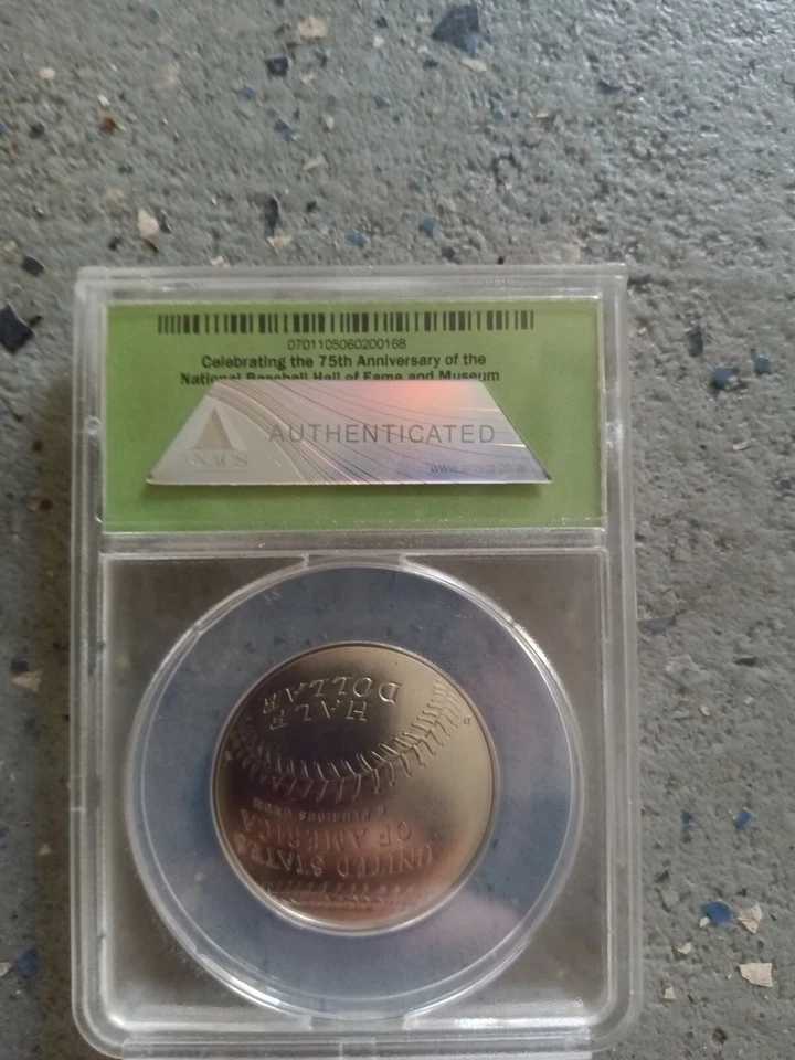 2014-D Baseball Hall of Fame Clad Proof Half Dollar ANACS MS 69  - Image 3 of 4