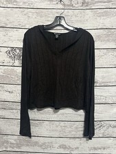 Athleta Harmony Pose Hoodie Pullover Sweater Dark Mahogany Heather Sz XS