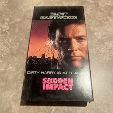 VINTAGE VHS CASSETTE SUDDEN IMPACT DIRTY HARRY TESTED