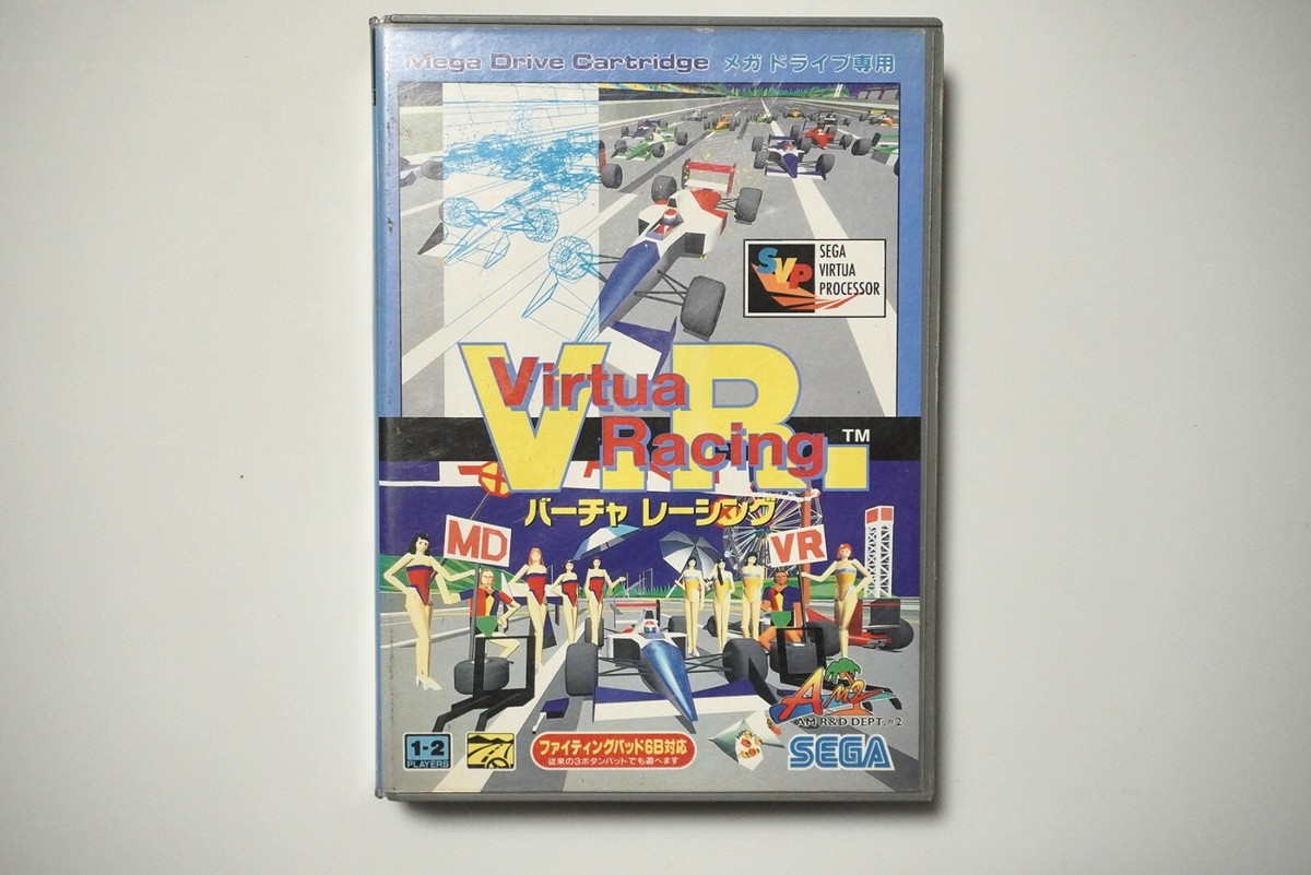 【海外版】Virtua Racing（バーチャレーシング） Sega Mega Drive VR Virtua Racing boxed Japan MD game US Seller | eBay
