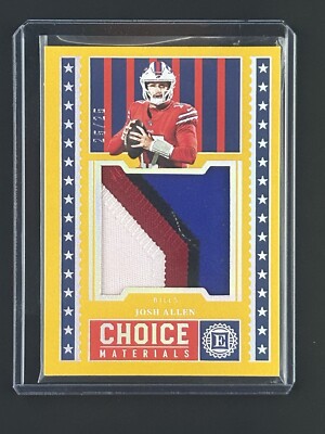2022 Panini Encased Josh Allen Choice Materials /25