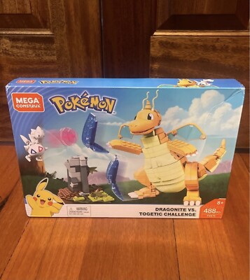 NEW!!!Mega Construx Dragonite vs Togetic Challenge