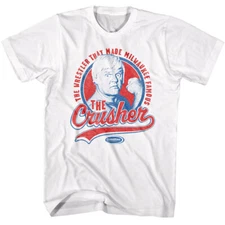 Powertown The Crusher Men's T Shirt Milwaukee Famous Wrestler Reginald Lisowski