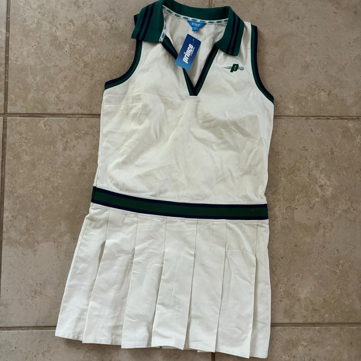 green pickleball dress Green 3d Flower Leather Mini Dress main image 1