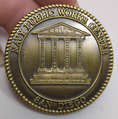 #ad #ad US Navy Public Works Center San Diego California Year 2000 Challenge Coin $8.95