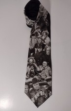 Vintage Three Stooges Tie Necktie Ralph Marlin Teachers EUC